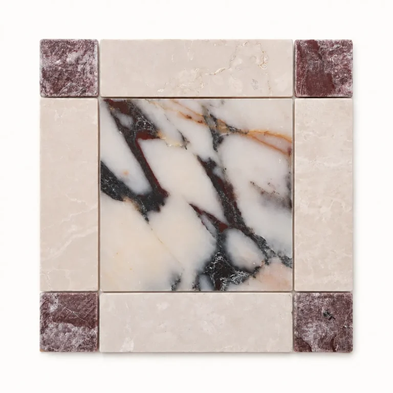 Tuscan Dot Marble Mosaic Set